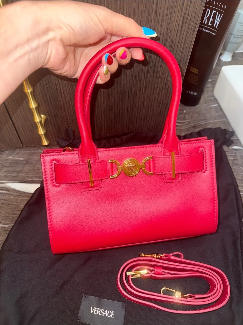 ❤️🔥 Versace Medusa '95 Tote Leather Bag 🔥❤️NEW